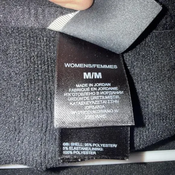 The North Face Women's Black Full-Zip Fleece Jacket Pink Ribbon Detail small - Picture 6 of 6